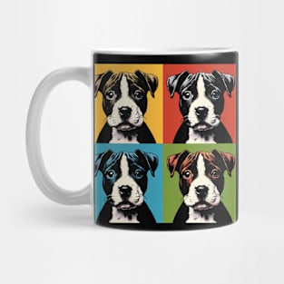 Pop Retro Staffordshire Bull Terrier Art - Cute Puppy Mug